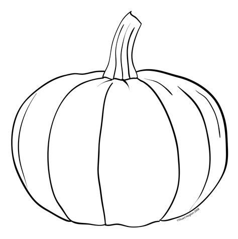 black and white pumpkin clipart